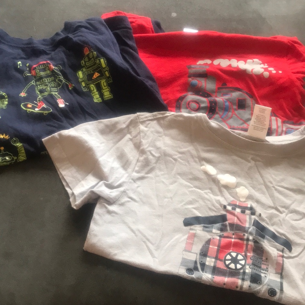 Three Gymboree shirts